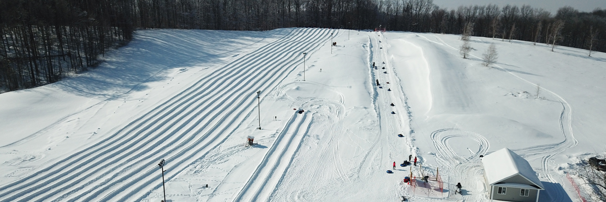 Snow tubing at Greystone